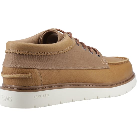 TOMS TRVL LITE Forrest Leer Heren Tan Veterschoenen - Image 2
