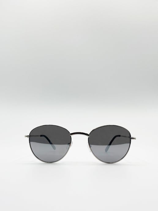Round Metal Frame Sunglasses