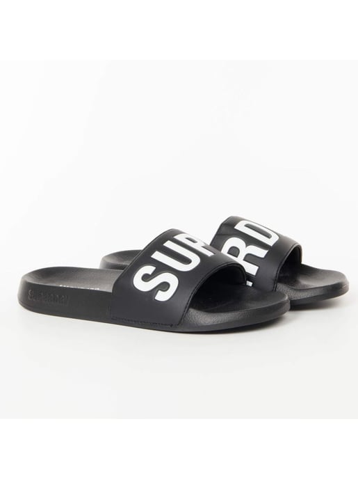 Superdry herensandalen met logo, klassiek model, voor bij het zwembad - Image 1