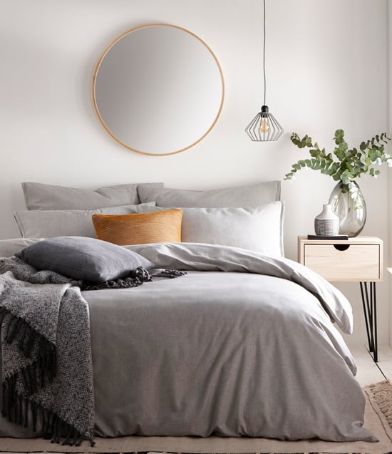Claybourne Duvet Set Grey
