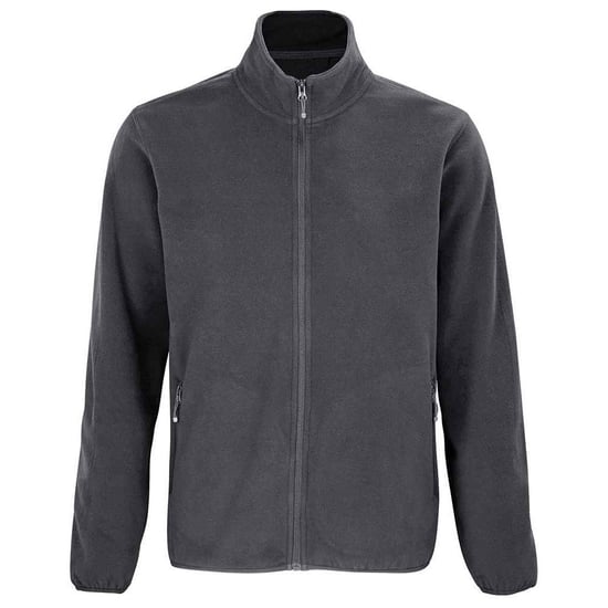 SOLS Heren Factor Gerecycleerd Fleece Jas (Houtskool) - Image 1