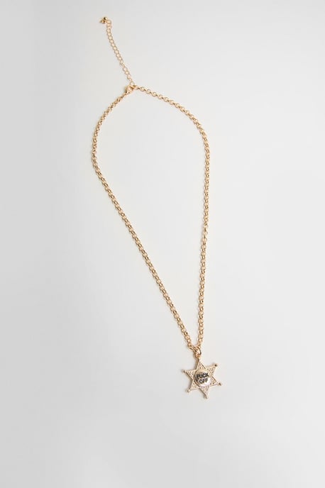 Fuck Off Sheriff Star Necklace