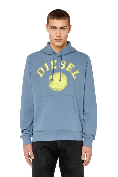Diesel blouse Ginn Hood Mannen blauw - Image 2