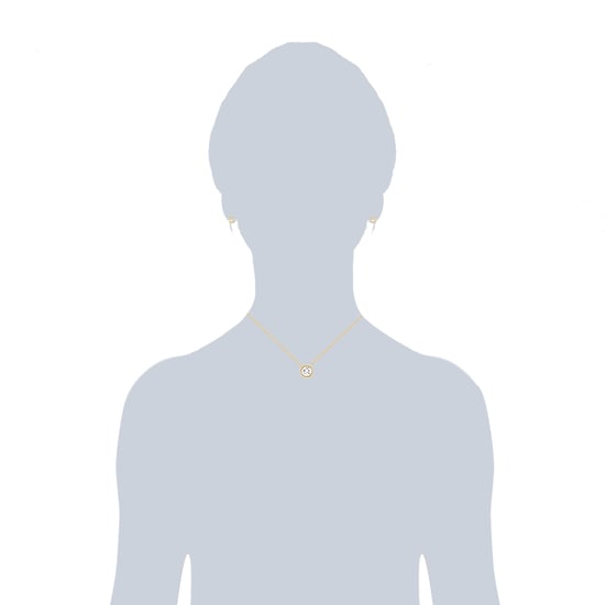 Set (necklace + stud earring) sterling silver yellow gold embellished with swarovski crystals® white Rafaela Donata