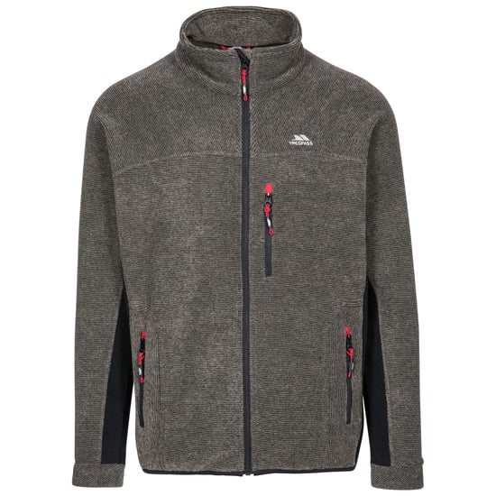 Trespass Mens Jynx Full Zip Fleece Jacket (Olive Stripe)