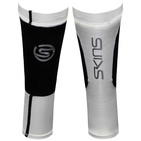 Skins Essentials Heren Zwart/Wit Compressie Kuitmouwen - Image 1