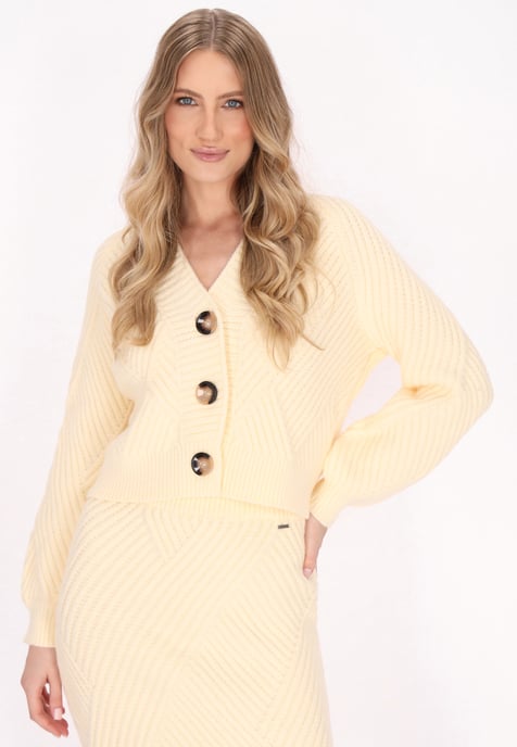 Dreimaster Vest Dames wolwit - Image 3