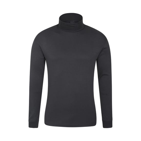 Mountain Warehouse Heren Meribel Katoenen Thermo Top (Zwart) - Image 1