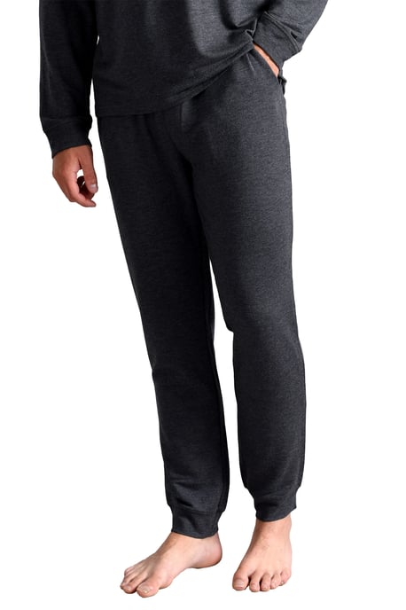 Heren Ted Baker Pyjama Broek | Ademend Casual Lange Pyjama Joggingbroeken met Zakken - Antraciet - Image 1