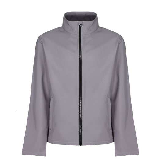 Regatta Mens Ablaze Printable Softshell Jacket (Rock Grey/Black)