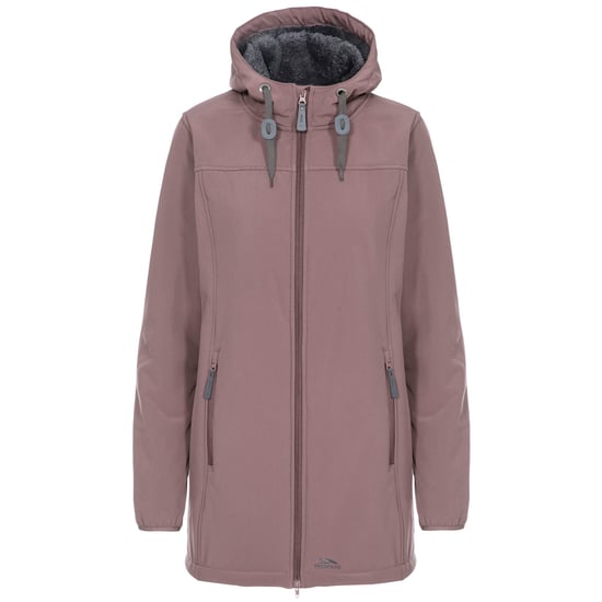Trespass Womens/Ladies Kristen Longer Length Hooded Waterproof Jacket (Dusty Heather)