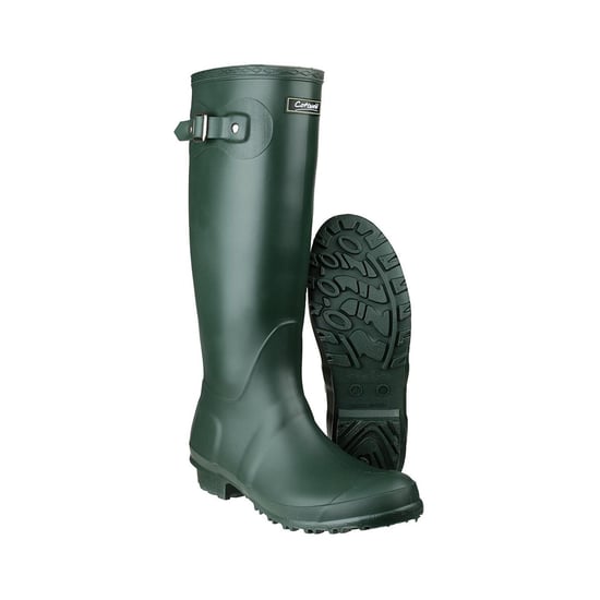Cotswold Sandringham Buckle-Up Womens Wellington Boots (Green)