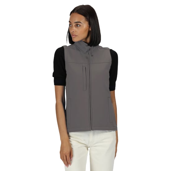 Regatta - Dames Flux Softshell Bodywarmer (Waterafstotend & Windbestendig) (Grijs) - Image 2