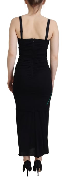 L'Autre Chose Witte Jacquard Effen Weef Stretch Midi Vrouwenrok - Image 3