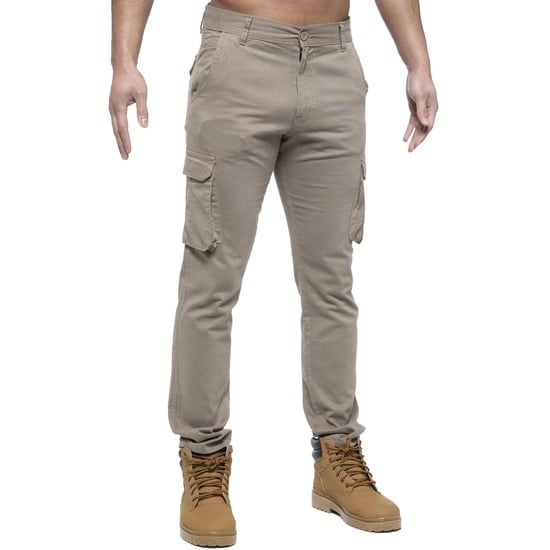 Enzo | Heren Cargo Broek - Beige - Image 3