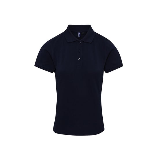 Premier Dames/Dames Coolchecker Plus Poloshirt (Marine) - Image 1