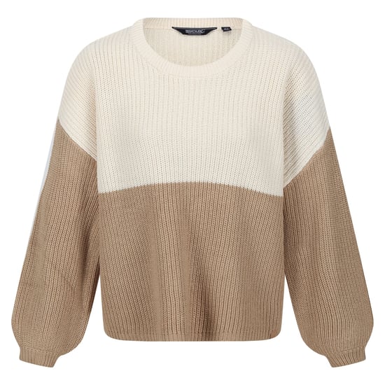 Regatta Womens/Ladies Kamaria Knitted Jumper (Light Vanilla/Barleycorn)