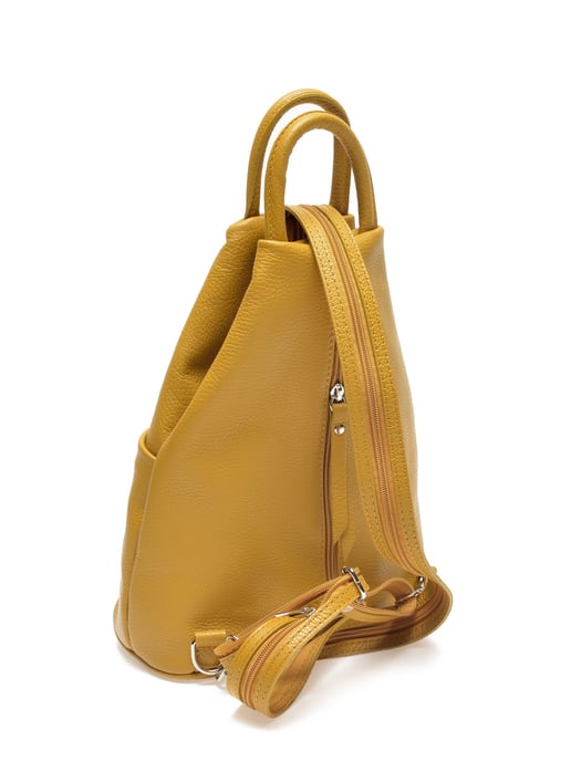 Carla Ferreri SS22 CF 1625 Mosterd Rundleer Tas - Image 2