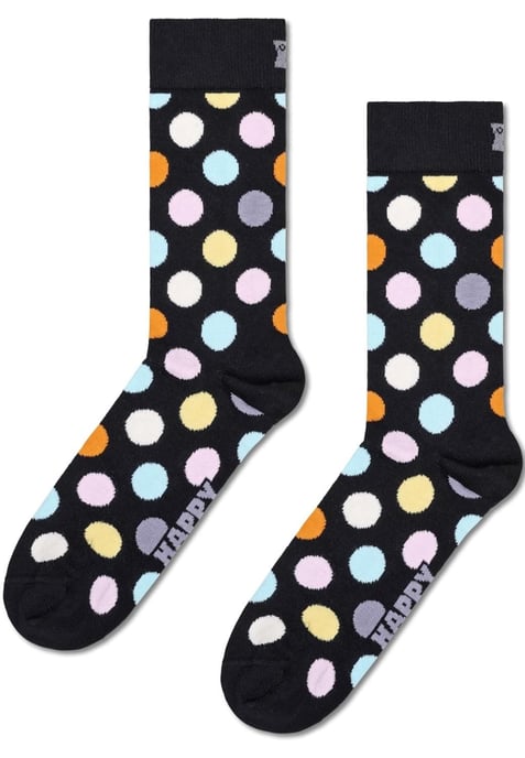 Happy Socks Unisex 2-pack klassieke Big Dot Crew-sokken - Image 2