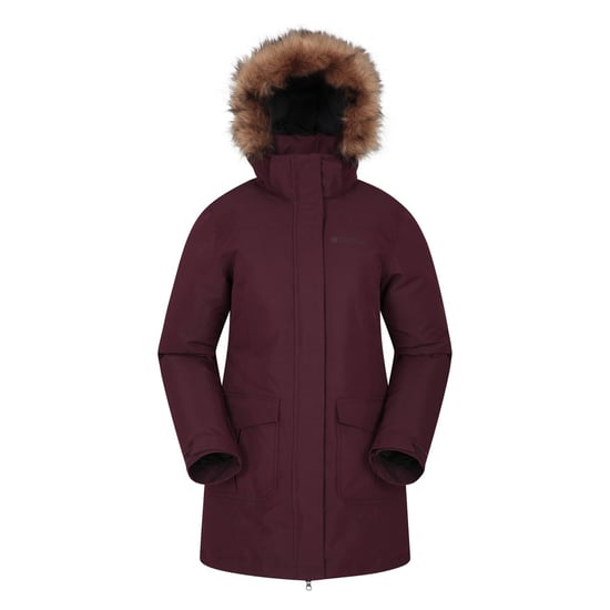 Mountain Warehouse Dames/Dames Tarka II Lang Gewatteerd Jasje (Bourgondië) - Image 1