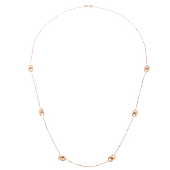Orphelia Women's 925 Sterling Silver Necklace - Rose ZK-7177/RG