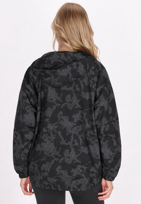 Schmuddelwedda Oversized anorak Dames Donkergrijs zwart camouflage - Image 5