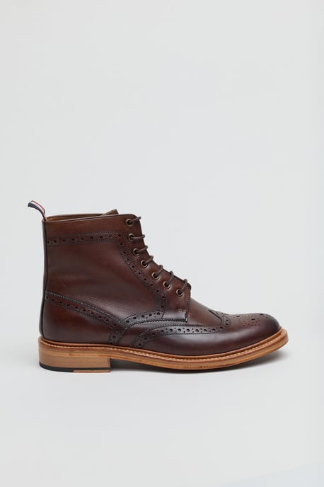 Ben Sherman Arthur Leer Herenlaarzen Mokka - Image 2