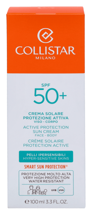 Collistar Active Protection Sun Cream Face Body50+ 100ml. - Image 2