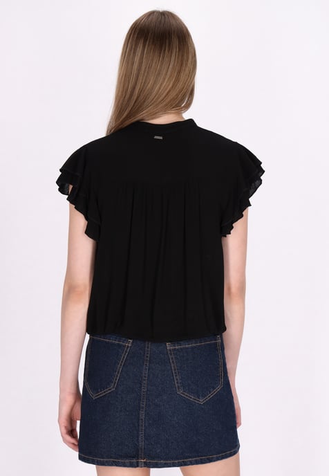 Dreimaster Blouse Dames zwart - Image 4
