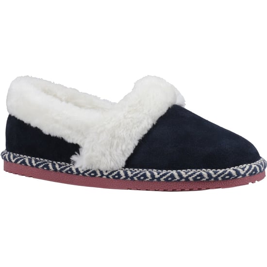 Hush Puppies Ariel Suède Vrouwen Slippers Navy - Image 1