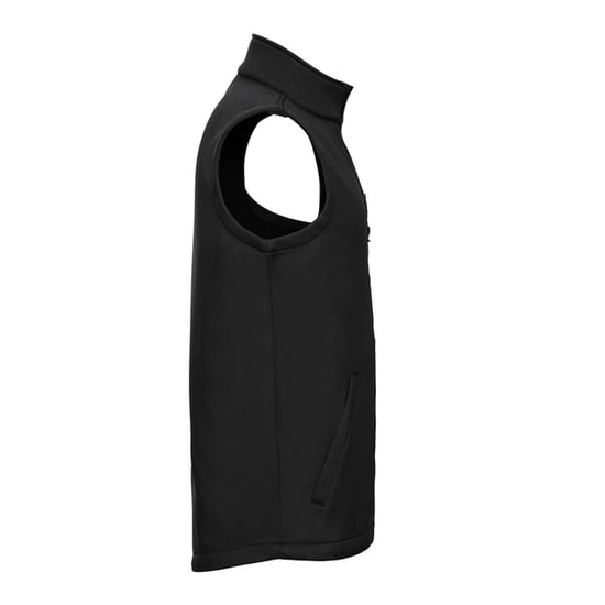 Russell Heren Slim Softshell Gilet (Zwart) - Image 3