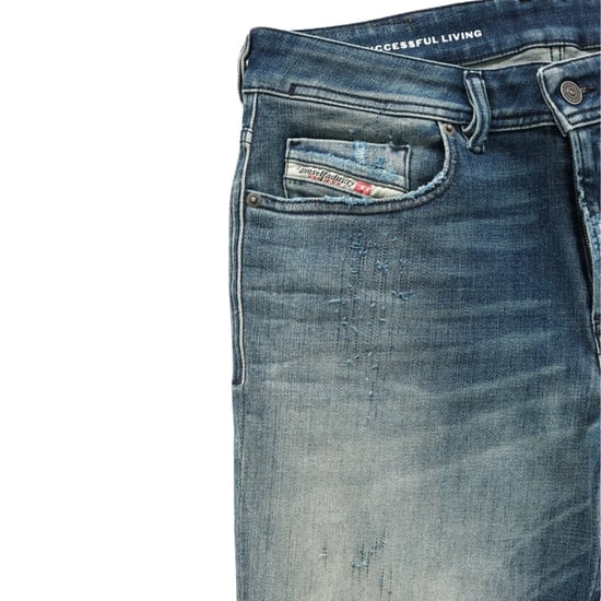 Diesel Sleenker Fadeded Blue Denim Jeans