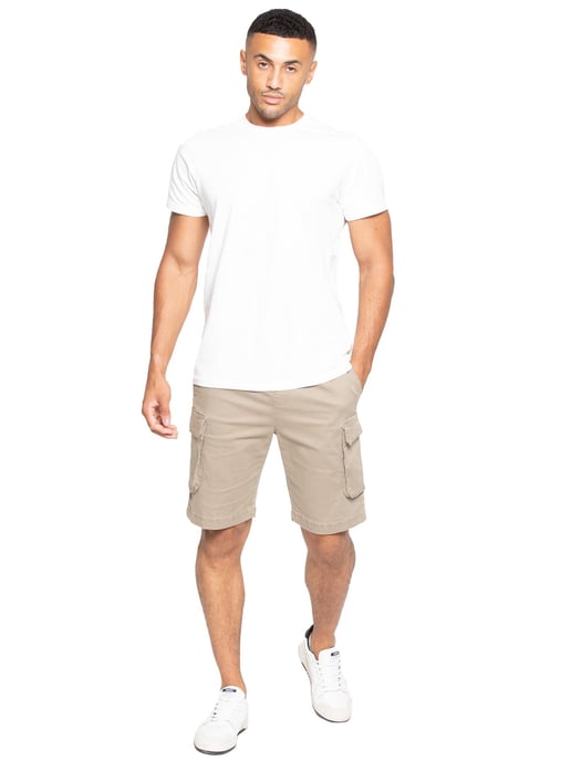 Enzo | Heren Cargo Korte Broek - Beige - Image 5
