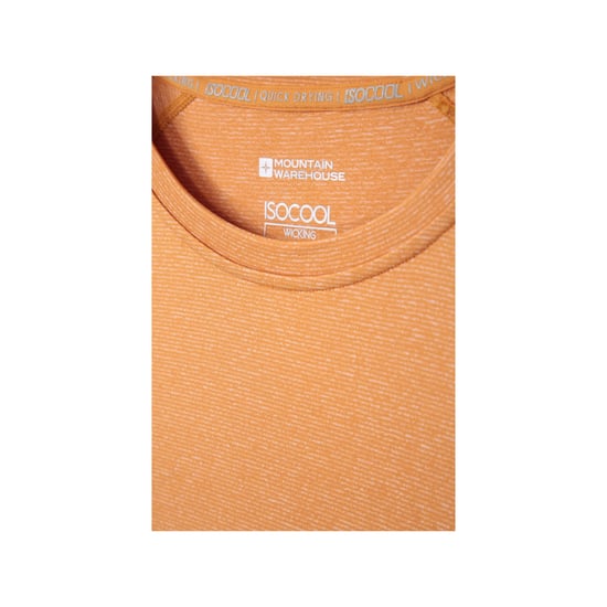 Mountain Warehouse Heren Agra Gestreept IsoCool T-Shirt (Mosterd) - Image 4