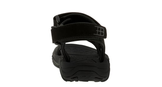 Rockstorm Mens Beach Sandals Trekking Ridge Touch Fastening black