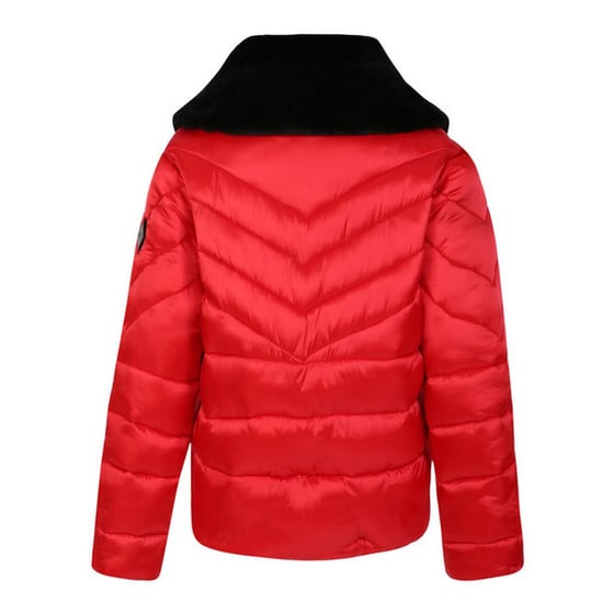 Dare 2B Dames/Dames Julien Macdonald Suppression Contrast Panel Gewatteerde Jas (Vulkanisch Rood) - Image 2