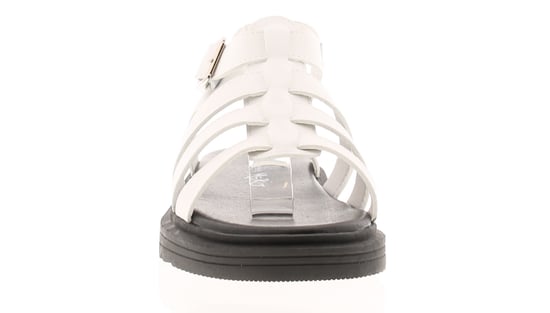 Girls Gladiator Style Fashion Sandals White - Image 3