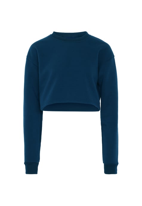 Mymo Sweatshirt Dames Donker turkoois - Image 1