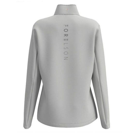 Forelson Dames/Dames Broadway Quarter Zip Golf Base Layer Top (Grijs) - Image 2