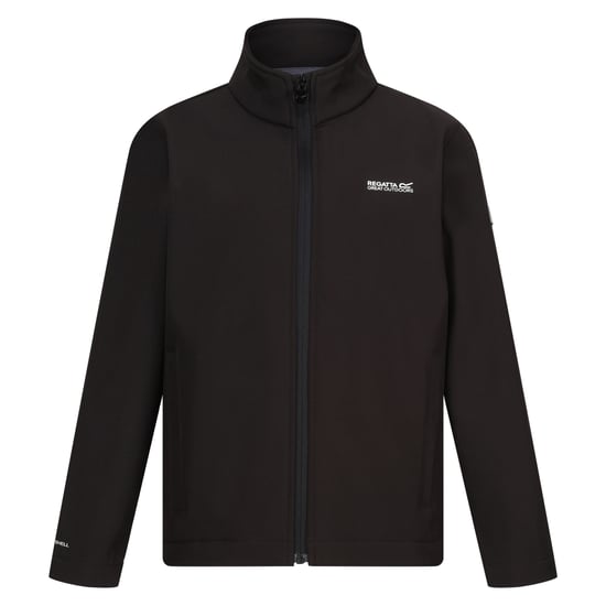 Regatta Childrens/Kids Cera Soft Shell Jacket (Black)