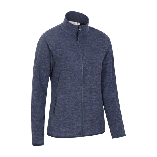 Mountain Warehouse Dames/Dames Snowdon II Melange Full Zip Fleecejack (Donkerblauw) - Image 2