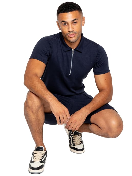Enzo | Heren Polo Trainingspak Set - Navy - Image 6