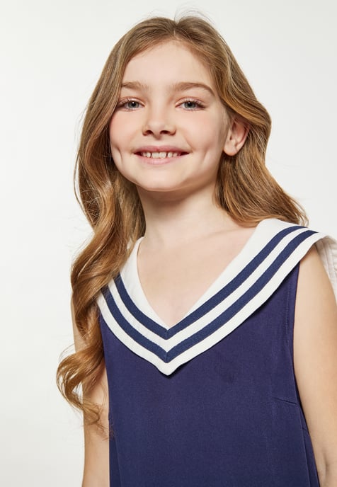 Dreimaster Jurk meisjes (kinderen) marine - Image 5