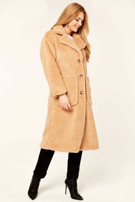 Longline Teddy Coat