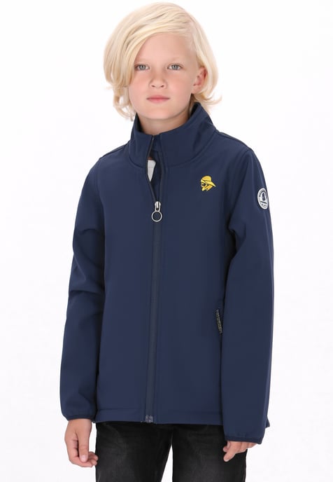 Schmuddelwedda softshell jas jongens (kinderen) marine - Image 3