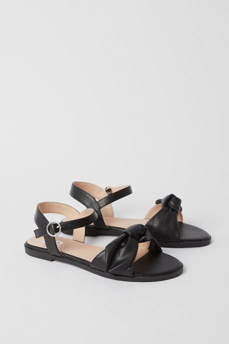 Freya Bow Flat Sandals