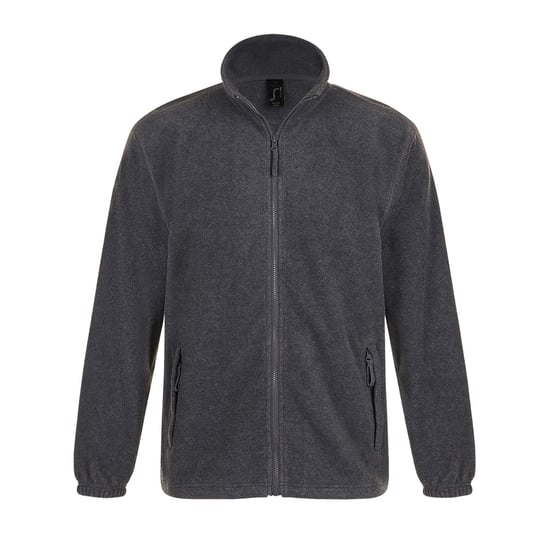 SOLS Heren North Full Zip Outdoor Fleece Jacket (Grijze Mergel) - Image 1