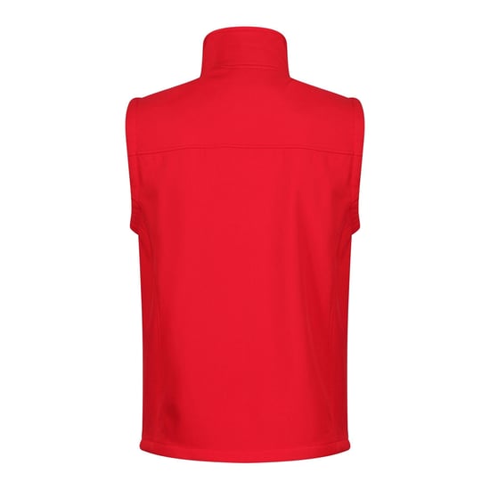 Regatta Mens Flux Softshell Body Warmer (Classic Red/Seal Grey)