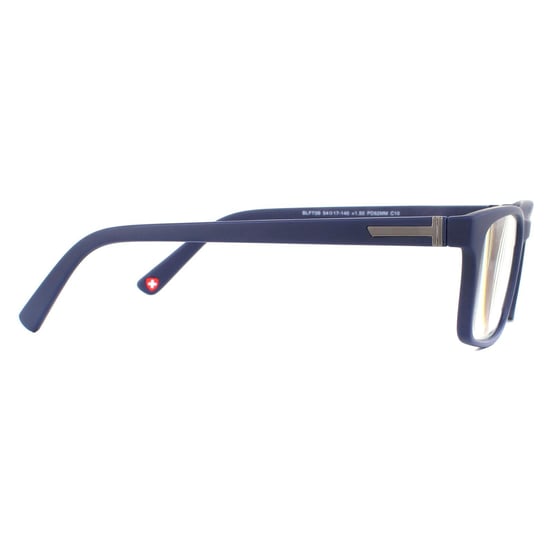 Montana Rectangular Unisex Matte Blue Glasses