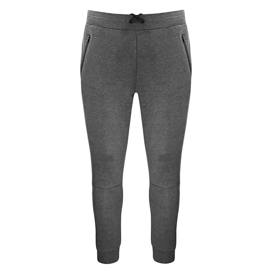 New Balance Stretch Waist Graphic Logo Grey Mens Fortitech Fleece Track Pants MP11143 AG